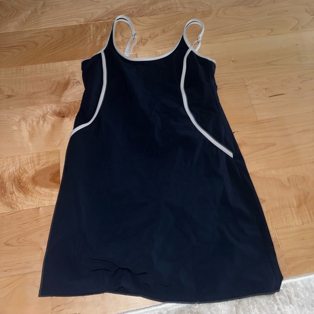 Navy and white Abercrombie athletic dress